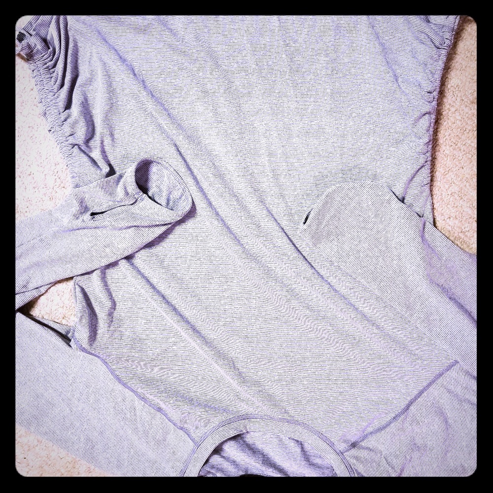 Studio long sleeve top drawstring detail sides